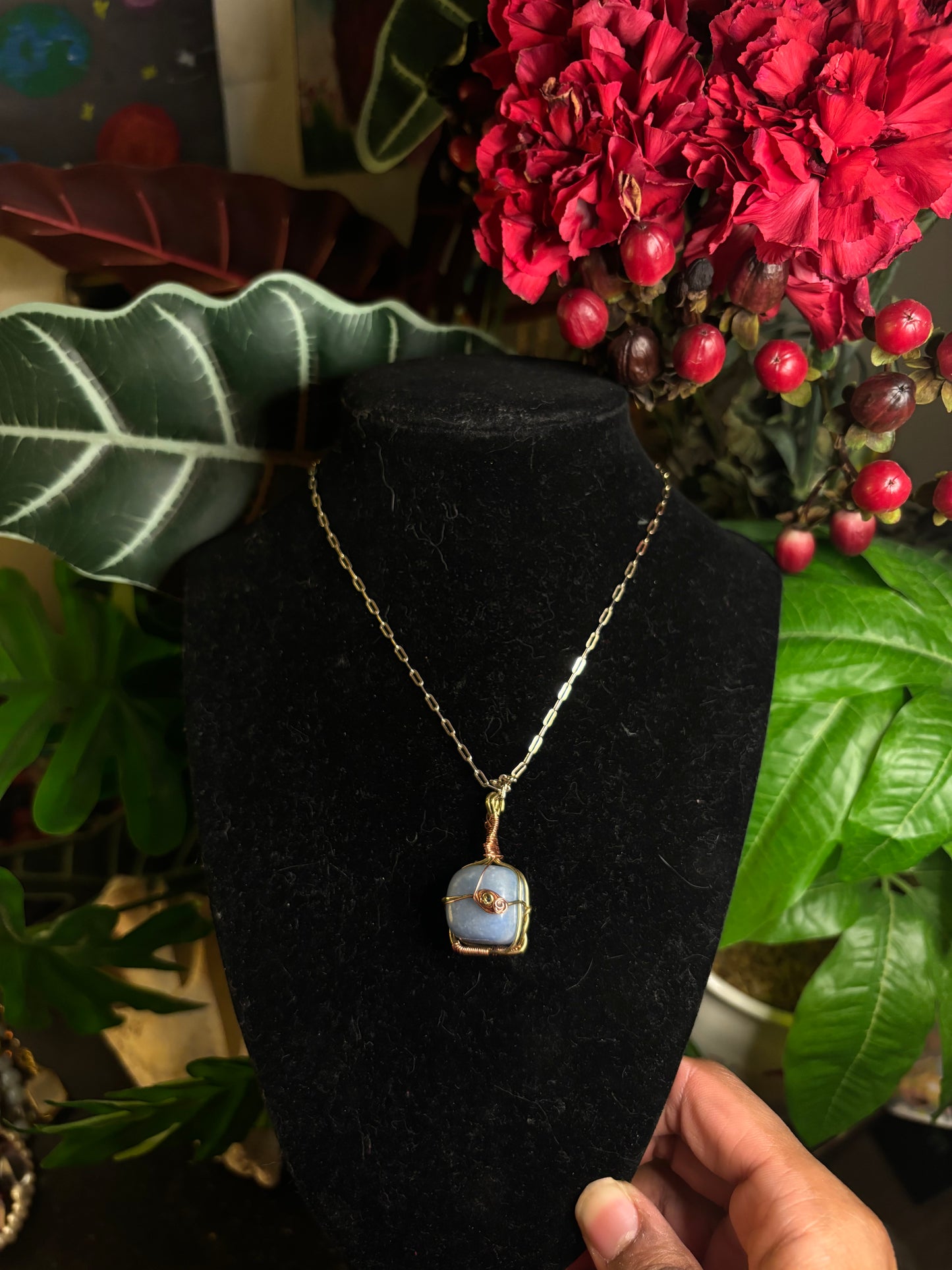 A Wire Wrapped Necklace