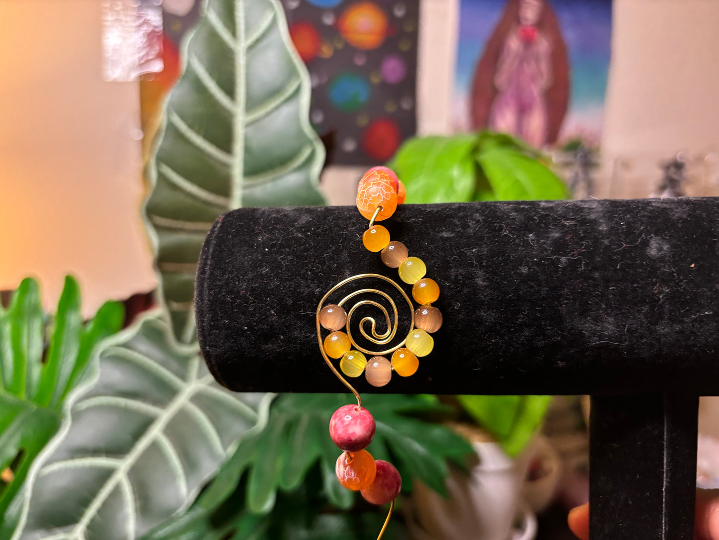Fibonacci Spiral Wire-Wrapped Bracelet