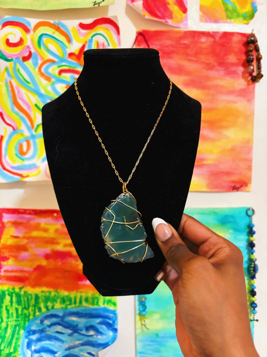 Green Agate Necklace