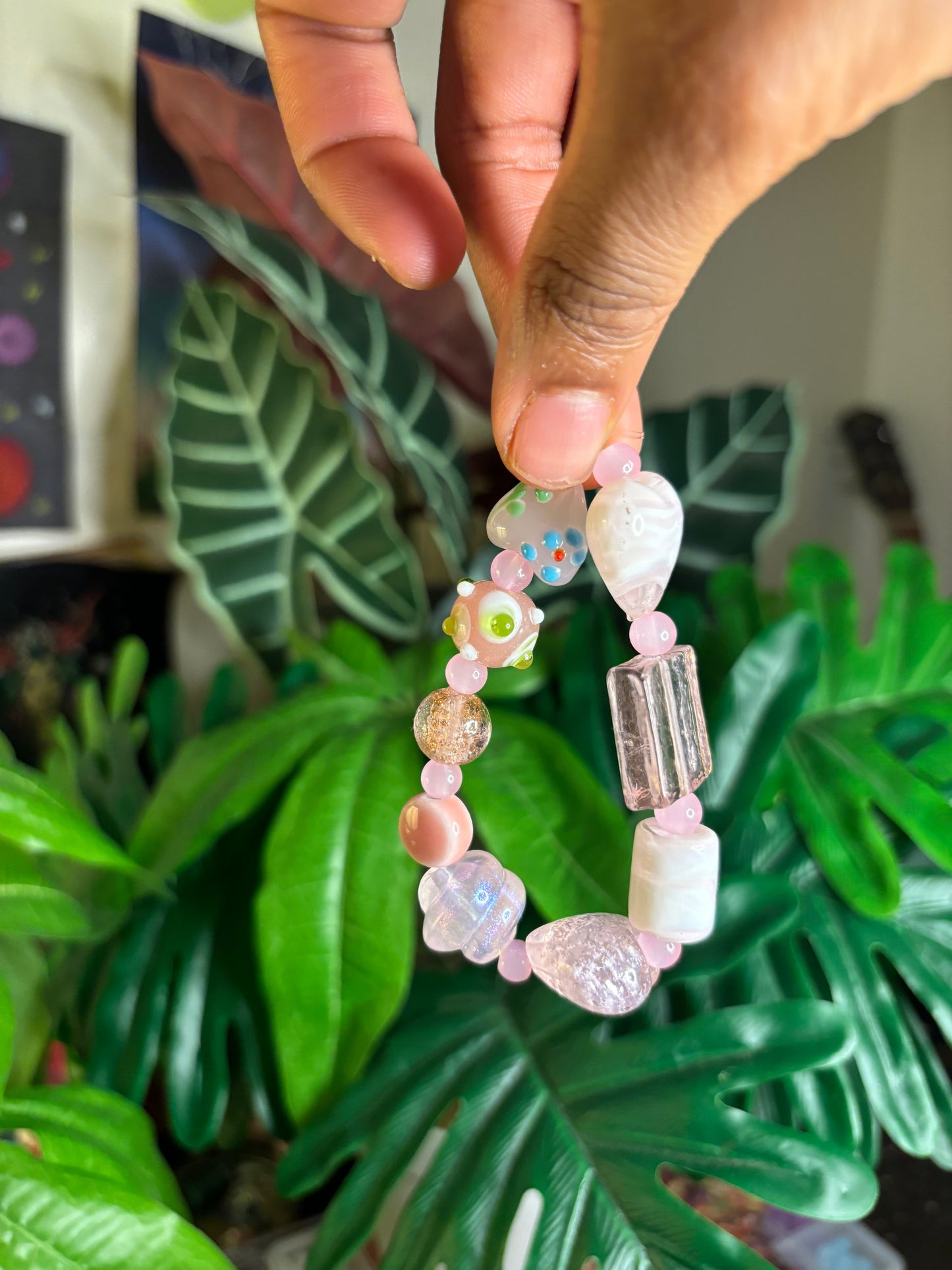 Dripped Candy Evil Eye Bracelet set