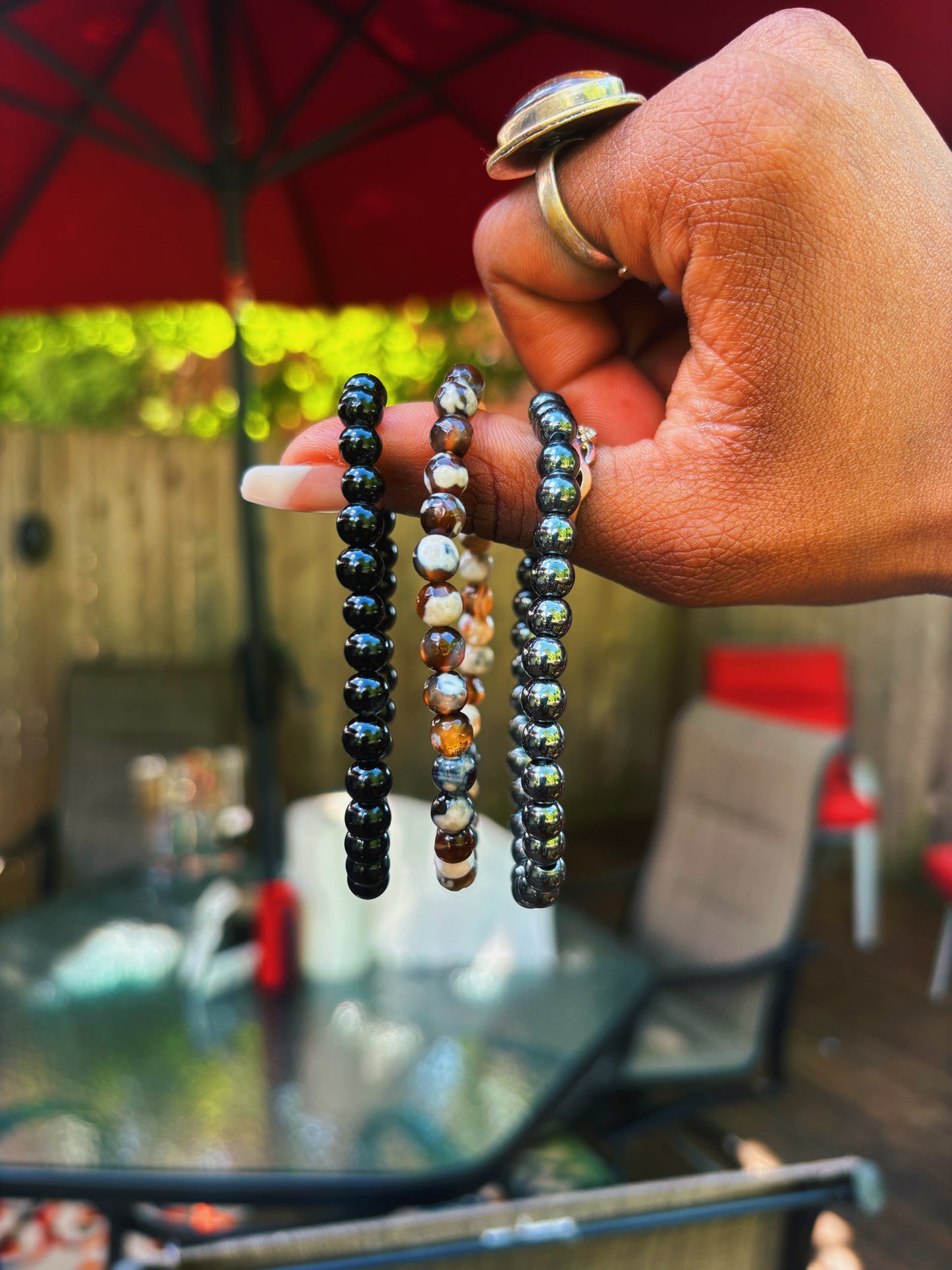 Masculine Beaded Bracelet Collection