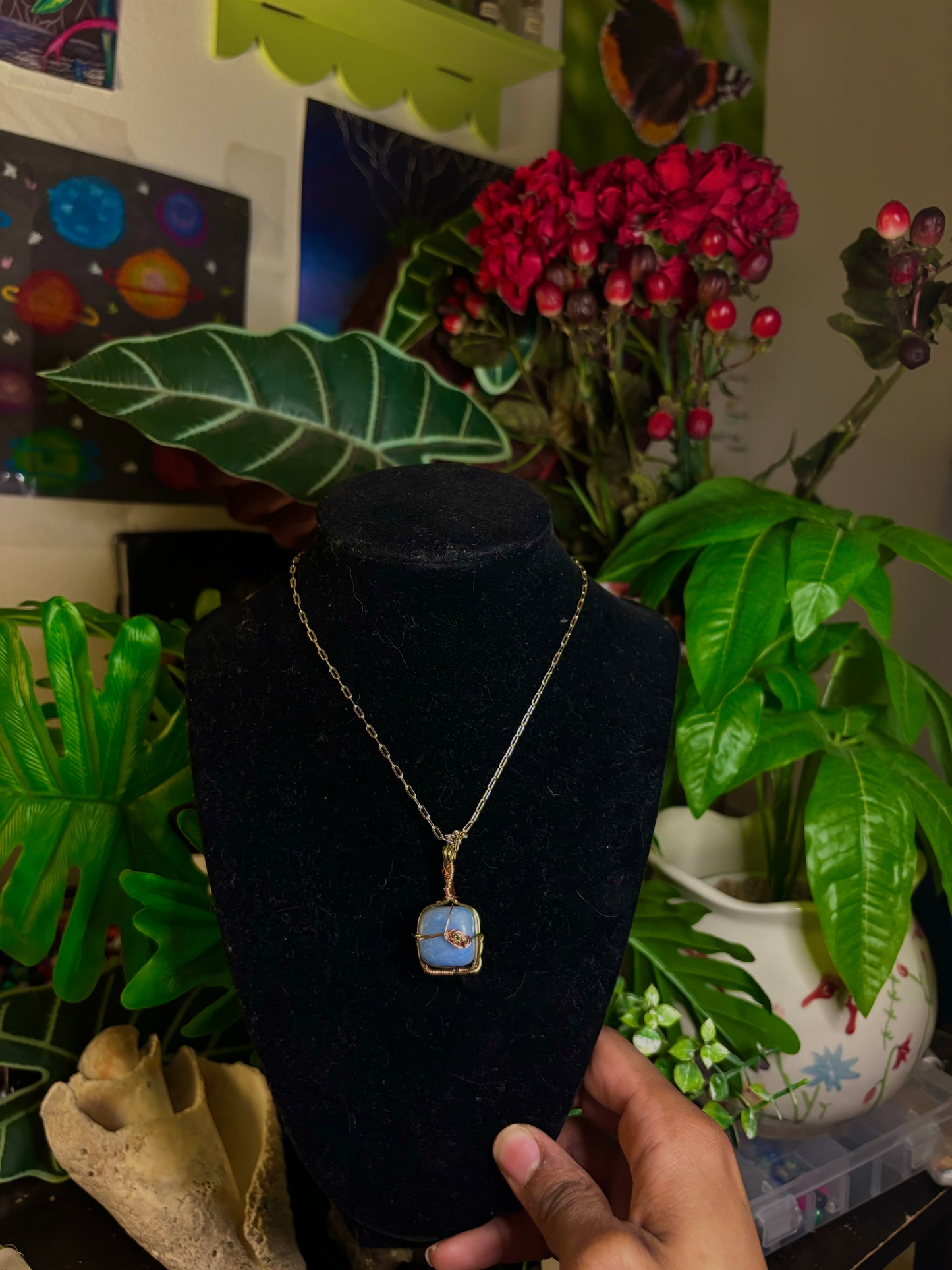 A Wire Wrapped Necklace